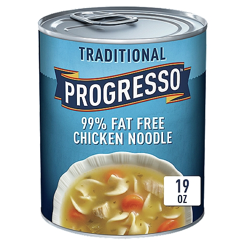 Progresso Traditional 99% Fat Free Chicken Noodle Soup, 19 oz