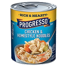 Progresso Chicken & Homestyle Noodles, Soup, 19 Ounce
