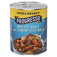 Progresso Rich & Hearty Beef Pot Roast with Country Vegetables, Soup, 18.5 Ounce