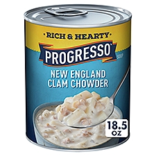 Progresso Rich & Hearty New England Clam Chowder Soup, 18.5 oz