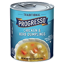 Progresso Traditional Chicken & Herb Dumplings Soup, 18.5 oz
