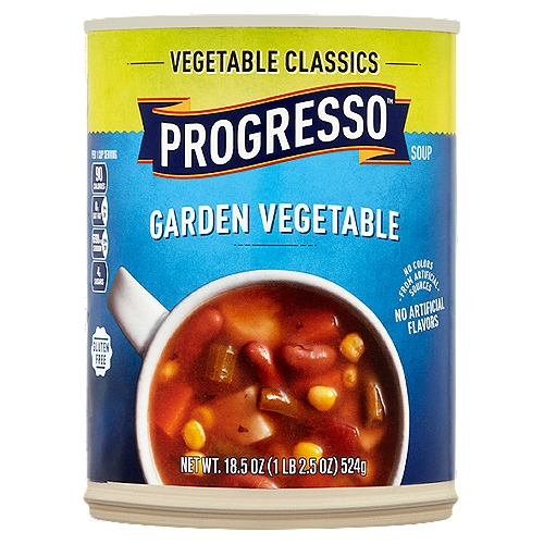 No Artificial Flavors. Vegetarian Gluten Free. Good Source of Fiber. 1/2 Cup Vegetables per Serving. No MSG Added, except that which occurs naturally in yeast extract