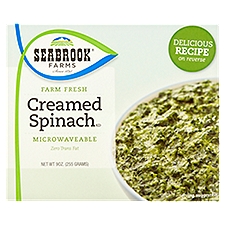 Seabrook Farms Spinach - Creamed, 9 Ounce