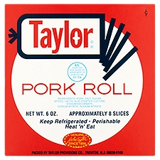 Taylor Pork Roll, 6 Ounce