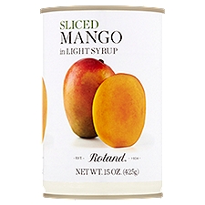 Roland Sliced Mango in Light Syrup, 15 oz