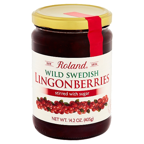 Roland Wild Swedish Lingonberries, 14.2 oz