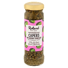 Roland Nonpareilles in Sherry Vinegar, Capers, 3.75 Fluid ounce