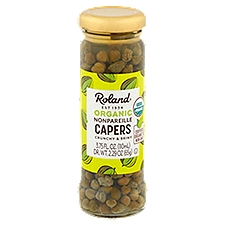 Roland Organic Nonpareilles, Capers, 3.75 Ounce