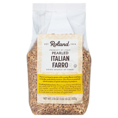 Roland Pearled Italian Farro, 17.6 oz Fairway