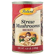 Roland Broken Straw Mushrooms, 4.25 lb
