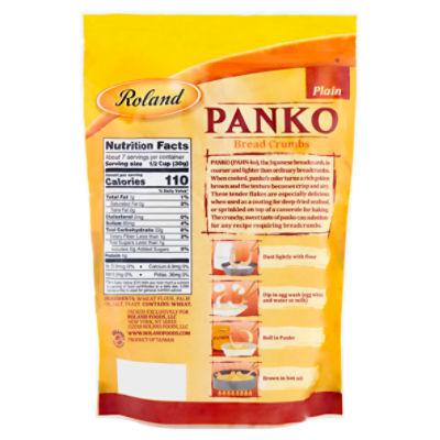 Roland Panko Plain Bread Crumbs, 7 oz