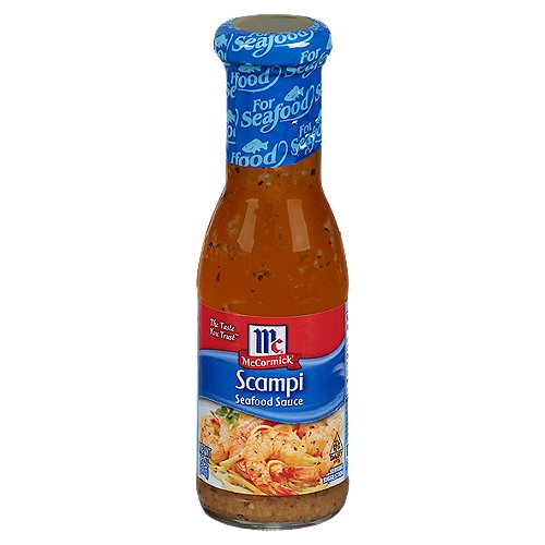 McCormick Golden Dipt Scampi Seafood Sauce, 7.5 oz
It just doesn't get much easier. And, people love the flavor! Add shrimp to this delicious sauce with garlic, red pepper, oregano and basil for great tasting scampi in less than 15 minutes.
