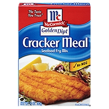 McCormick Golden Dipt Cracker Meal, Seafood Fry Mix, 10 Ounce