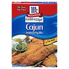 McCormick Golden Dipt Cajun Style Seafood Fry Mix, 10 oz, 10 Ounce