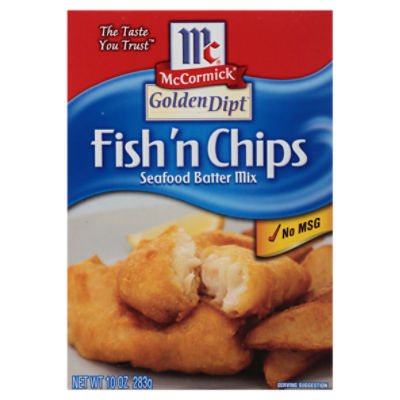 McCormick Golden Dipt Fish 'n Chips Seafood Batter Mix, 10 oz ShopRite