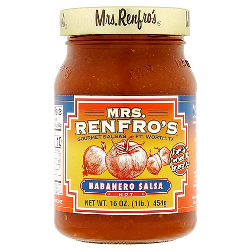 Mrs. Renfro's Habanero Salsa goes great with...nChips, nachos, omelets, tacos