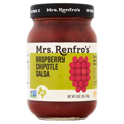 Mrs. Renfro's Mrs. Renfro's Med Raspberry Chipotle Salsa, 16 oz, 16 Ounce 