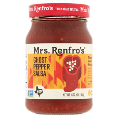 Mrs. Renfro's Hot2 Ghost Pepper Salsa, 16 oz