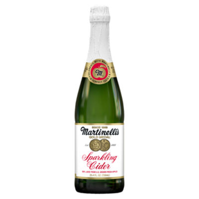 Martinelli's Gold Medal Sparkling Cider 100% Juice, 25.4 fl oz