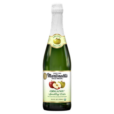 Martinelli's Gold Medal Organic Sparkling Cider, 25.4 fl oz