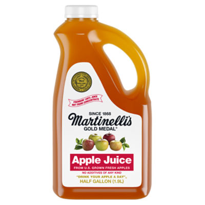 Martinelli's Gold Medal Apple Juice, 1/2 gal