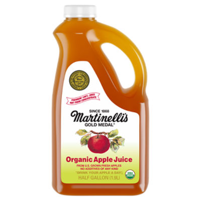 Martinelli's Gold Medal Organic Apple Juice, half gallon ShopRite