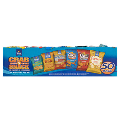 Wise Grab & Snack Variety Pack, 50 count, 37.5 oz