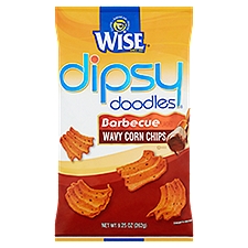 Wise Dipsy Doodles Barbecue Flavored Wavy Corn Chips, 9.25 oz