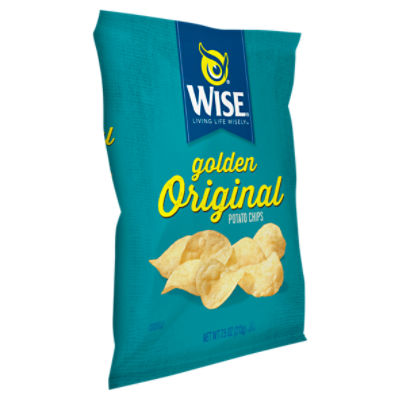 Wise Foods Golden Original Potato Chips, 3-Pack Sharing Size 7.5 oz.Bags