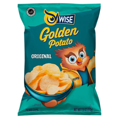 Wise Golden Original Potato Chips, 7.5 oz