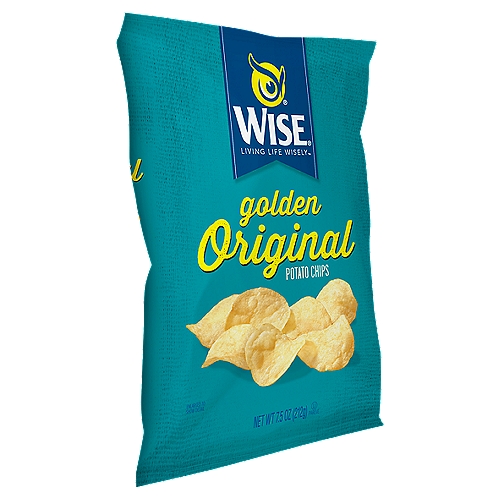 Wise Golden Original Potato Chips, 7.5 oz