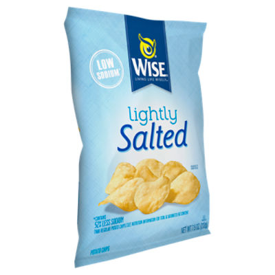 Wise Lightly Salted Potato Chips, 7.5 oz, 7.5 Ounce