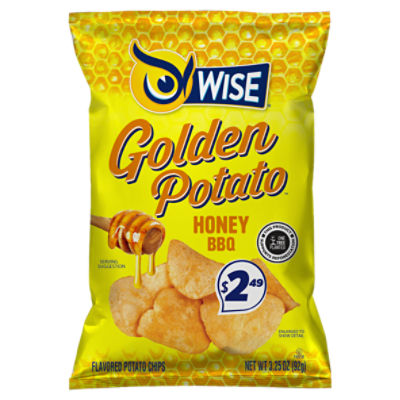 Wise Honey BBQ Flavored Potato Chips, 3.25 oz