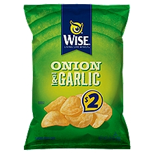 Wise Onion & Garlic Flavored Potato Chips, 3.25 oz, 3.25 Ounce
