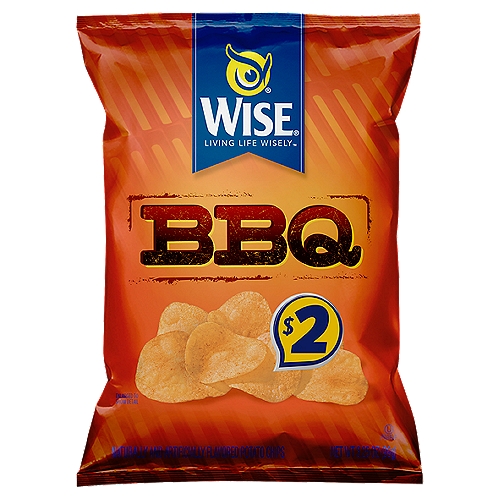 Wise BBQ Potato Chips, 3.25 oz