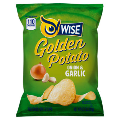 Wise Golden Onion & Garlic Flavored Potato Chips, 0.75 oz