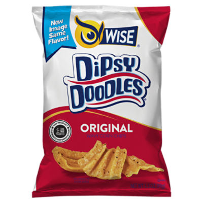 Wise Dipsy Doodles Original Wavy Corn Chips, 3.5 oz The Fresh Grocer