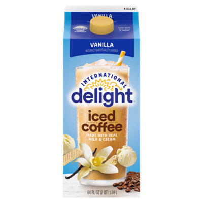 International Delight Iced Coffee, Vanilla, 64 FL ounce Carton, 64 Fluid ounce
