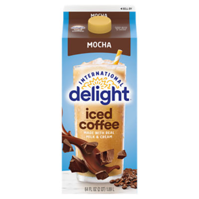 International Delight Iced Coffee, Mocha, 64 FL ounce Carton, 64 Fluid ounce