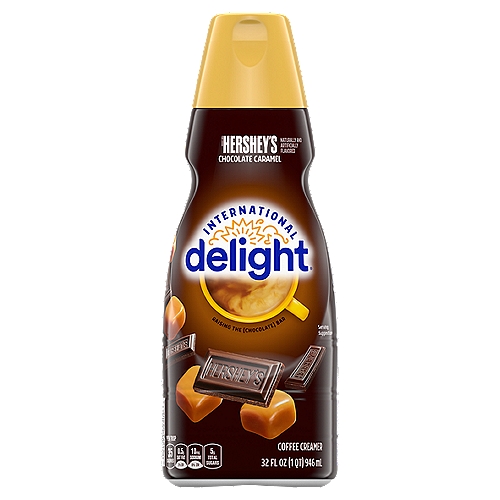 International Delight HERSHEY'S Chocolate Caramel Coffee Creamer, 32 Oz.