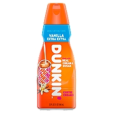 Dunkin' Vanilla Extra Extra Coffee Creamer, 32 fl oz, 32 Fluid ounce