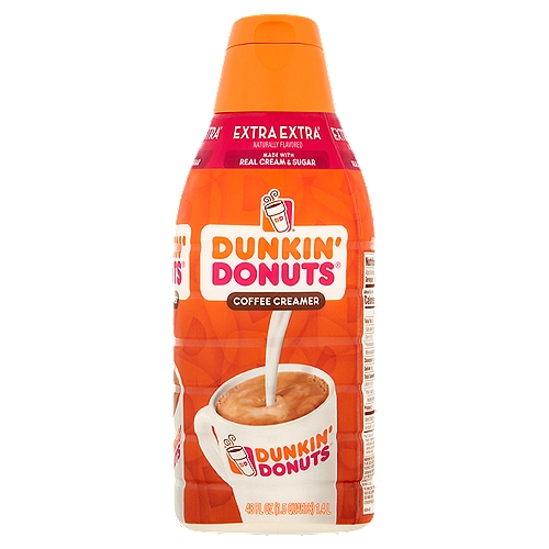 Dunkin' Donuts Extra Extra Coffee Creamer, 48 fl oz