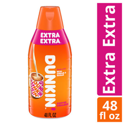 Dunkin' Extra Coffee Creamer, 48 fl oz