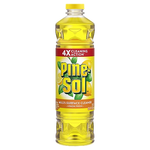Pine-Sol All Purpose Multi-Surface Cleaner, Lemon Fresh, 28 Ounces (Package May Vary)