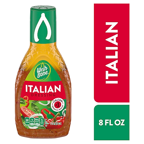 Wish-Bone Italian Dressing, 8 fl oz
All the Flavor You Could Wish for
This is the recipe that started it all. Our signature Italian dressing from an old-world family recipe is made with a unique blend of herbs & spices.