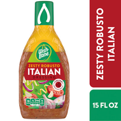 Wish-Bone Zesty Robusto Italian Dressing, 15 fl oz, 15 Fluid ounce