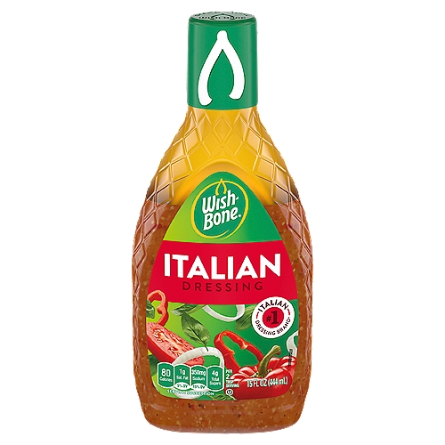 Wish-Bone Italian Dressing, 15 fl oz
All the Flavor You Could Wish For
This is the recipe that started it all. Our signature Italian dressing from an old-world family recipe is made with a unique blend of herbs and spices.