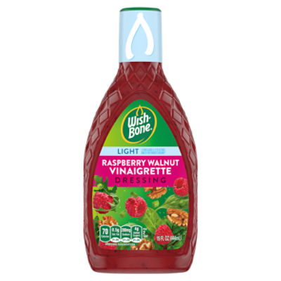 Wish-Bone Light Raspberry Walnut Vinaigrette Dressing, 15 fl oz, 15 Fluid ounce