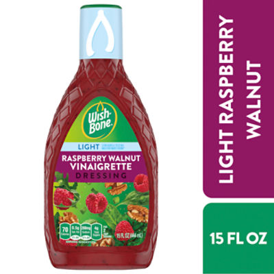 Wish-Bone Light Raspberry Walnut Vinaigrette Dressing, 15 fl oz