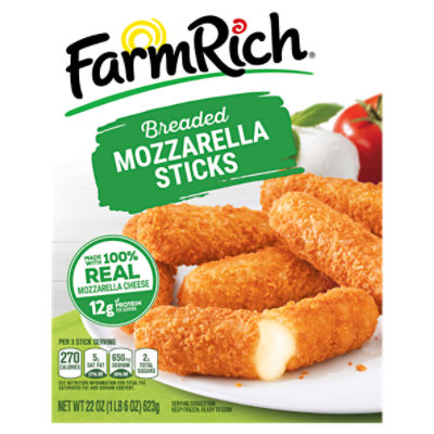 Farm Rich Breaded Mozzarella Sticks, 22 oz ShopRite